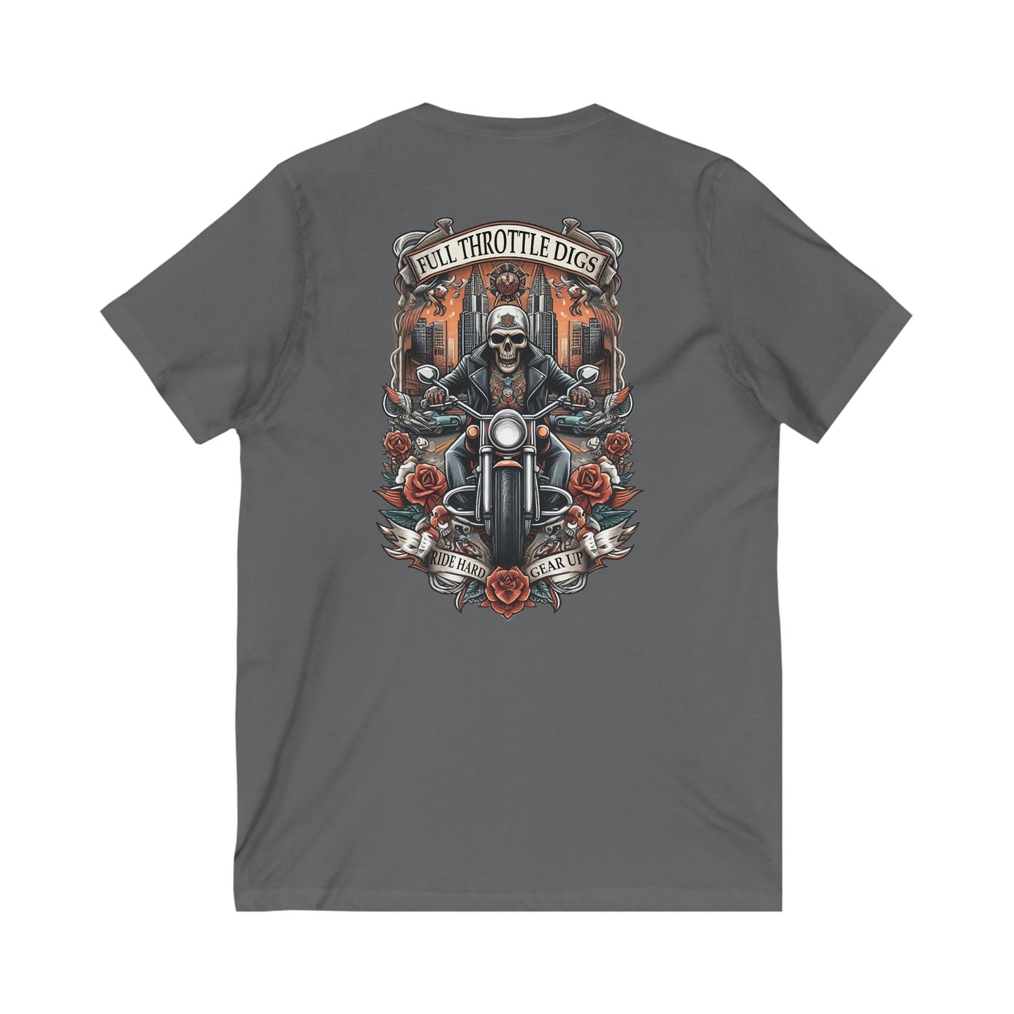 Emerald City Tattoo Expo # 2 Unisex Jersey Short Sleeve V-Neck Tee