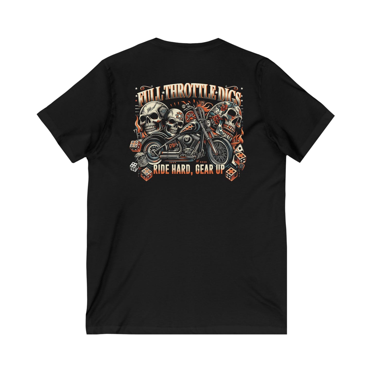 Emerald City Tattoo Expo # 1 Unisex Jersey Short Sleeve V-Neck Tee