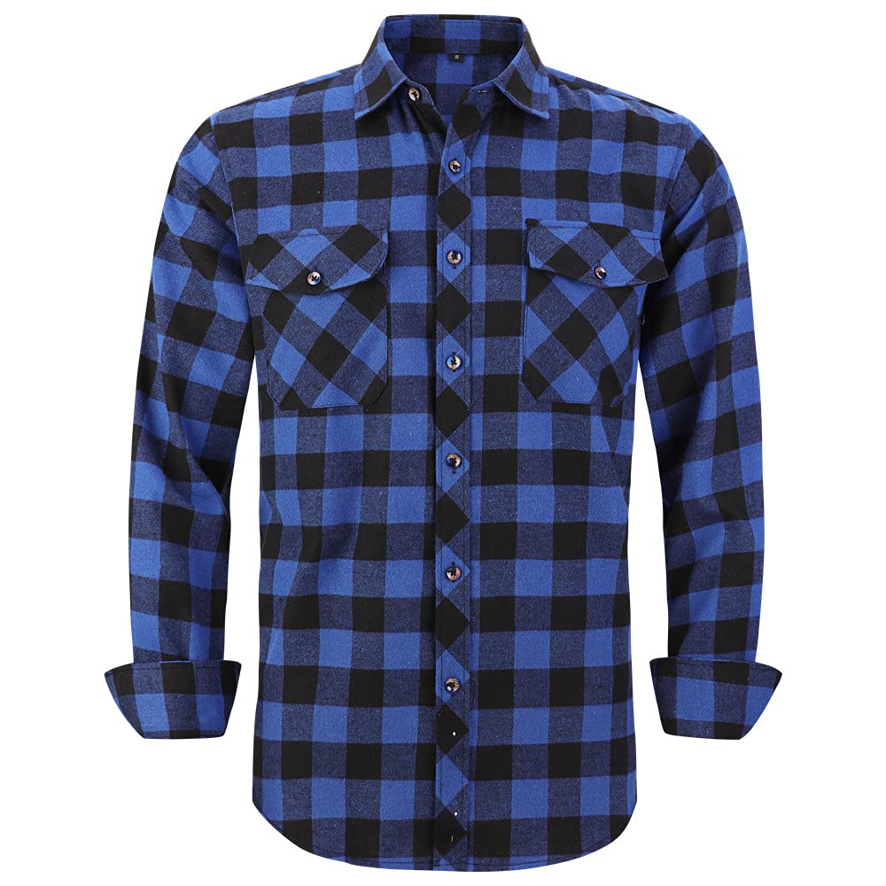 Flannel Plaid Shirt | Long-Sleeved Shirt | Full Throttle Digs