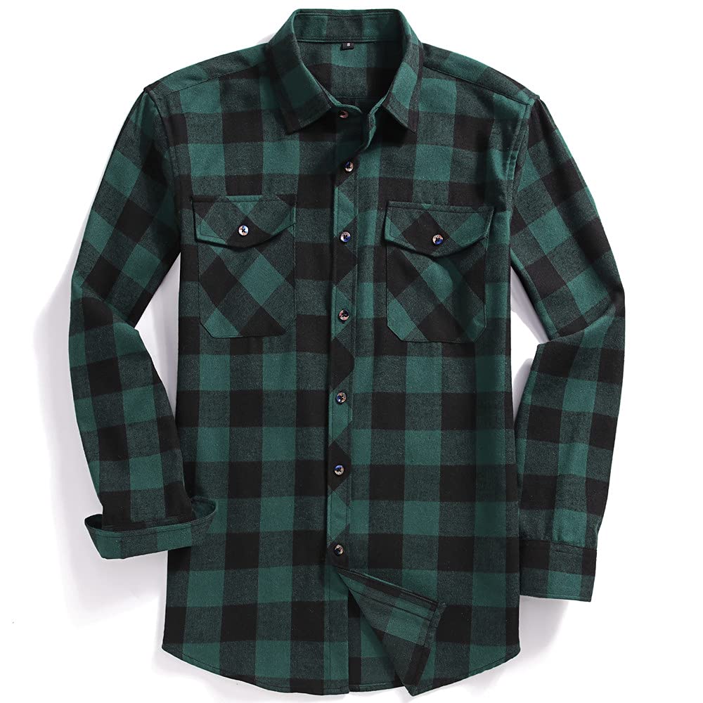 Flannel Plaid Shirt | Long-Sleeved Shirt | Full Throttle Digs