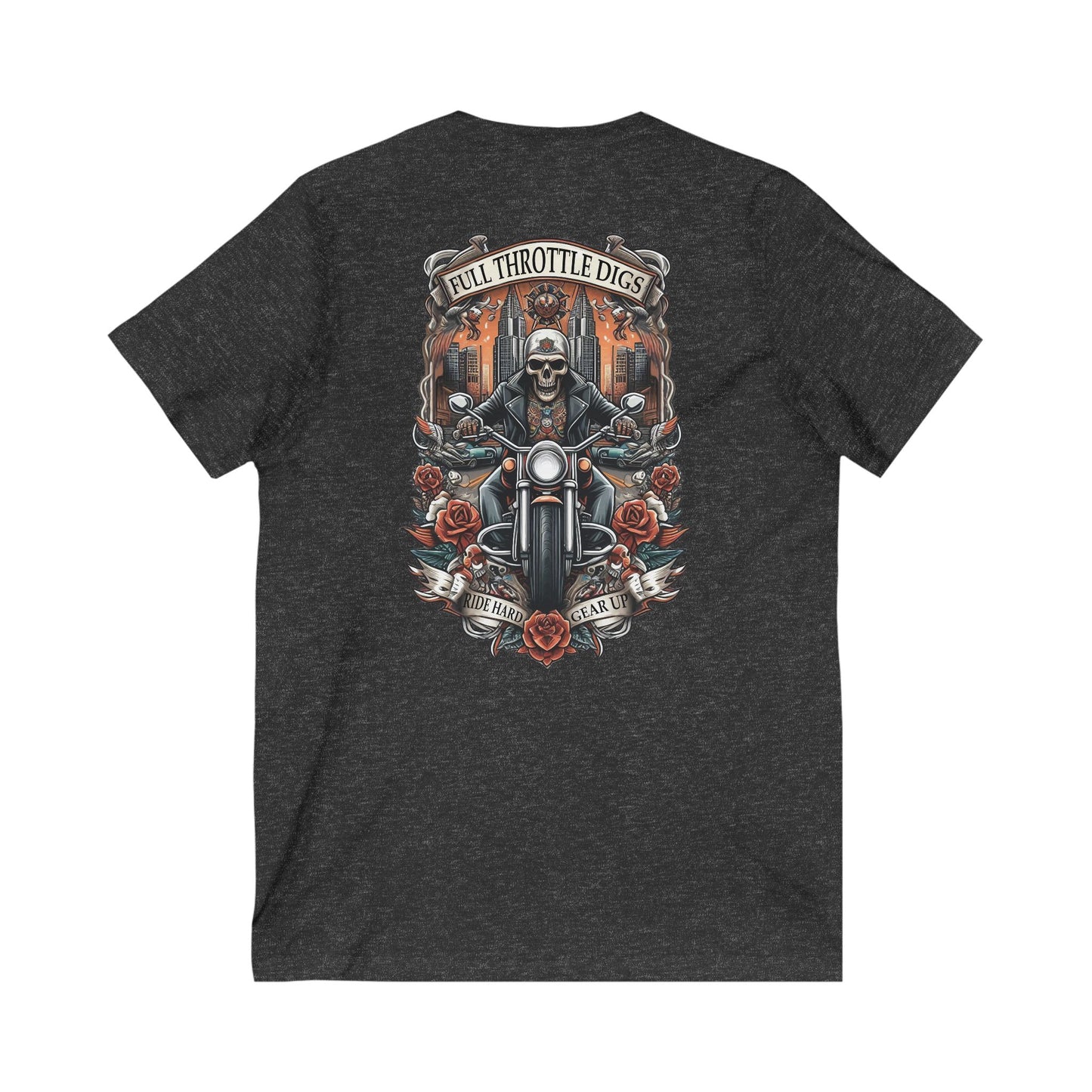 Emerald City Tattoo Expo # 2 Unisex Jersey Short Sleeve V-Neck Tee