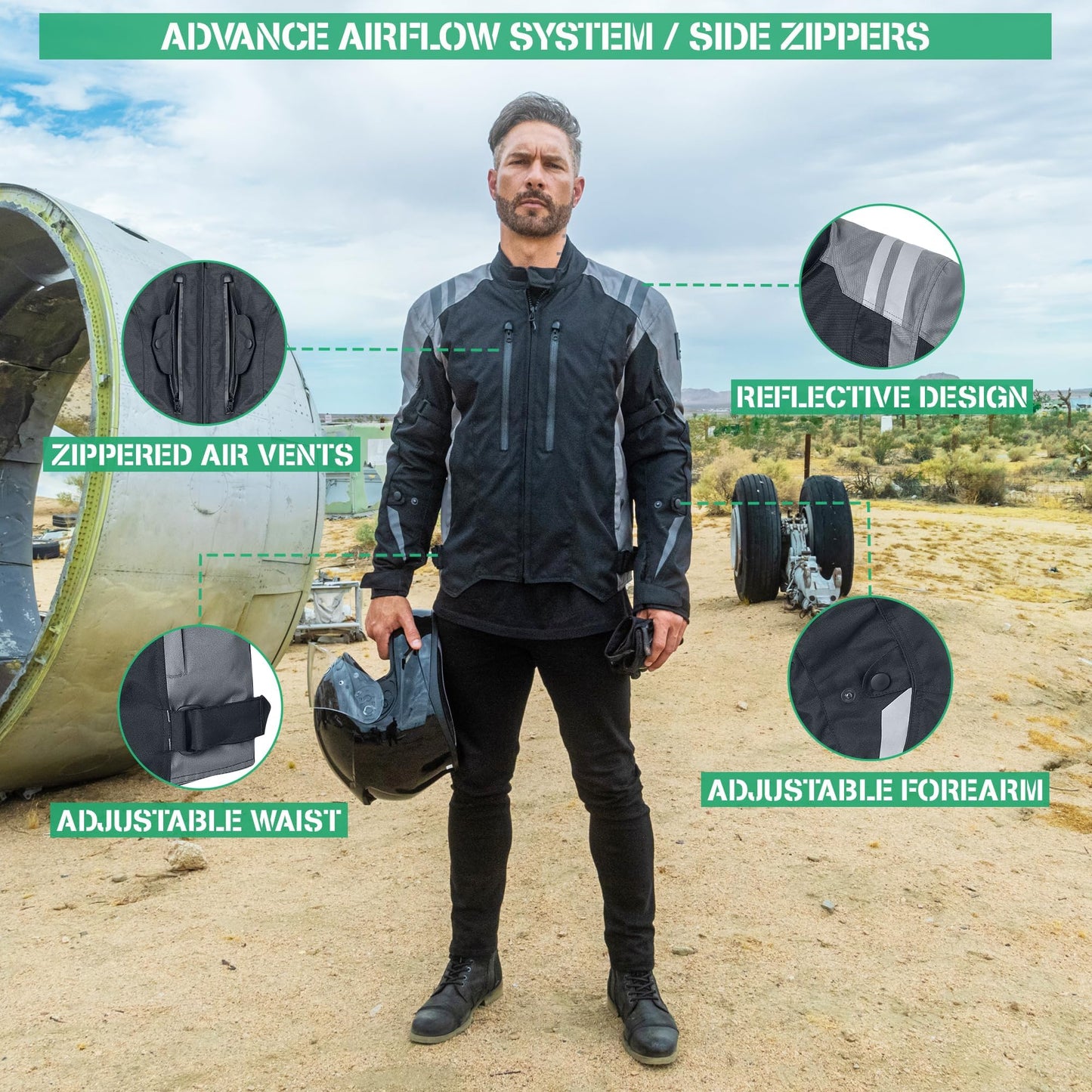 Men's Motorcycle Jacket | Soft Biker Jacket | Full Throttle Digs