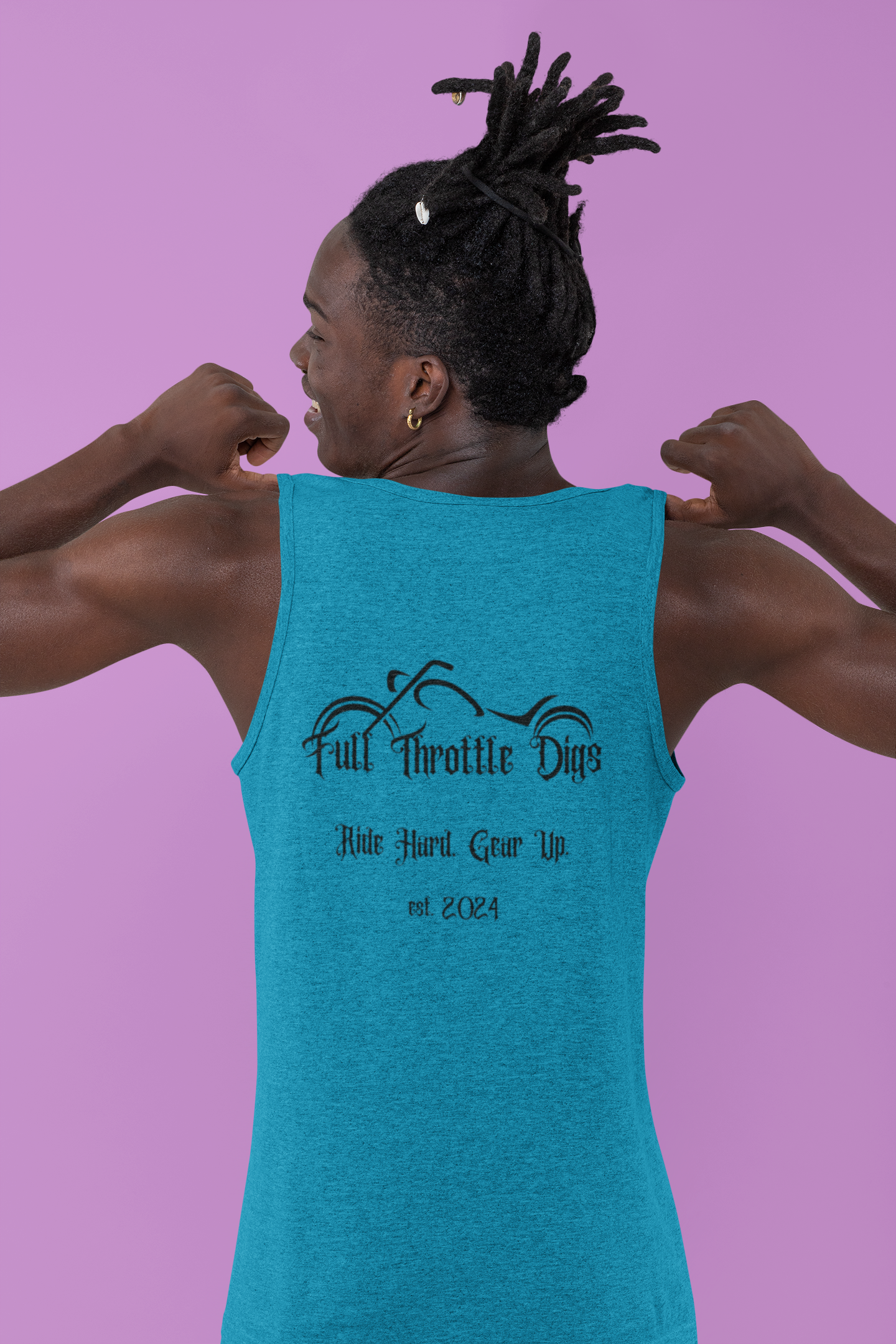 Women's Tank Top | Skeleton Hands Tank | Full Throttle Digs