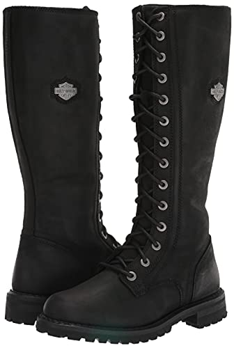 Men's Biker Boots | Knee High Black Boots | Full Throttle Digs