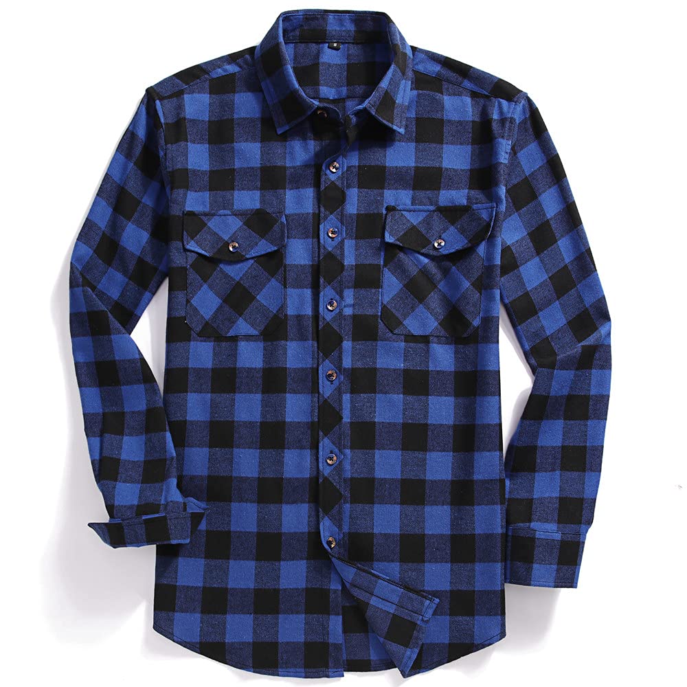 Flannel Plaid Shirt | Long-Sleeved Shirt | Full Throttle Digs