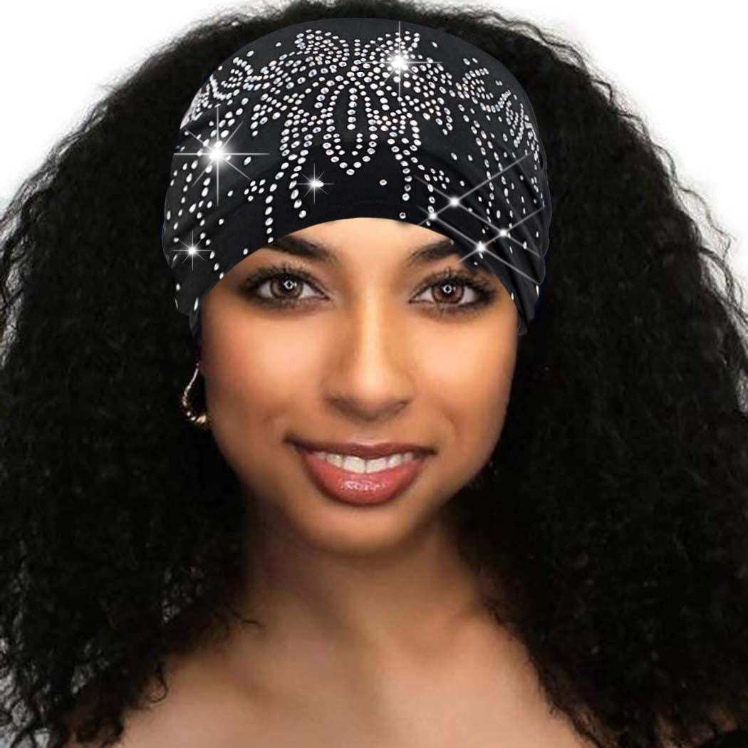 Women's Wide Headbands | Glitter Head Wrap | Full Throttle Digs