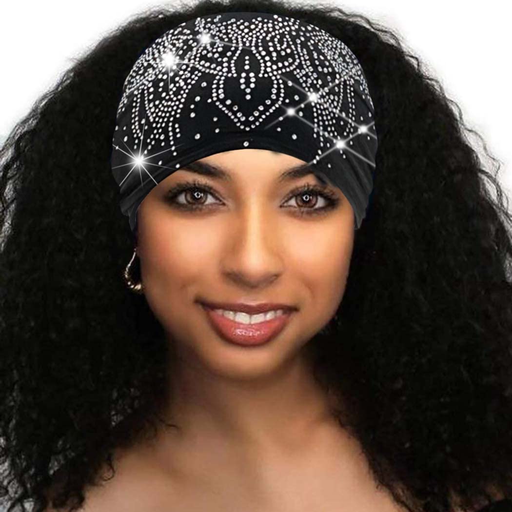 Women's Wide Headbands | Glitter Head Wrap | Full Throttle Digs