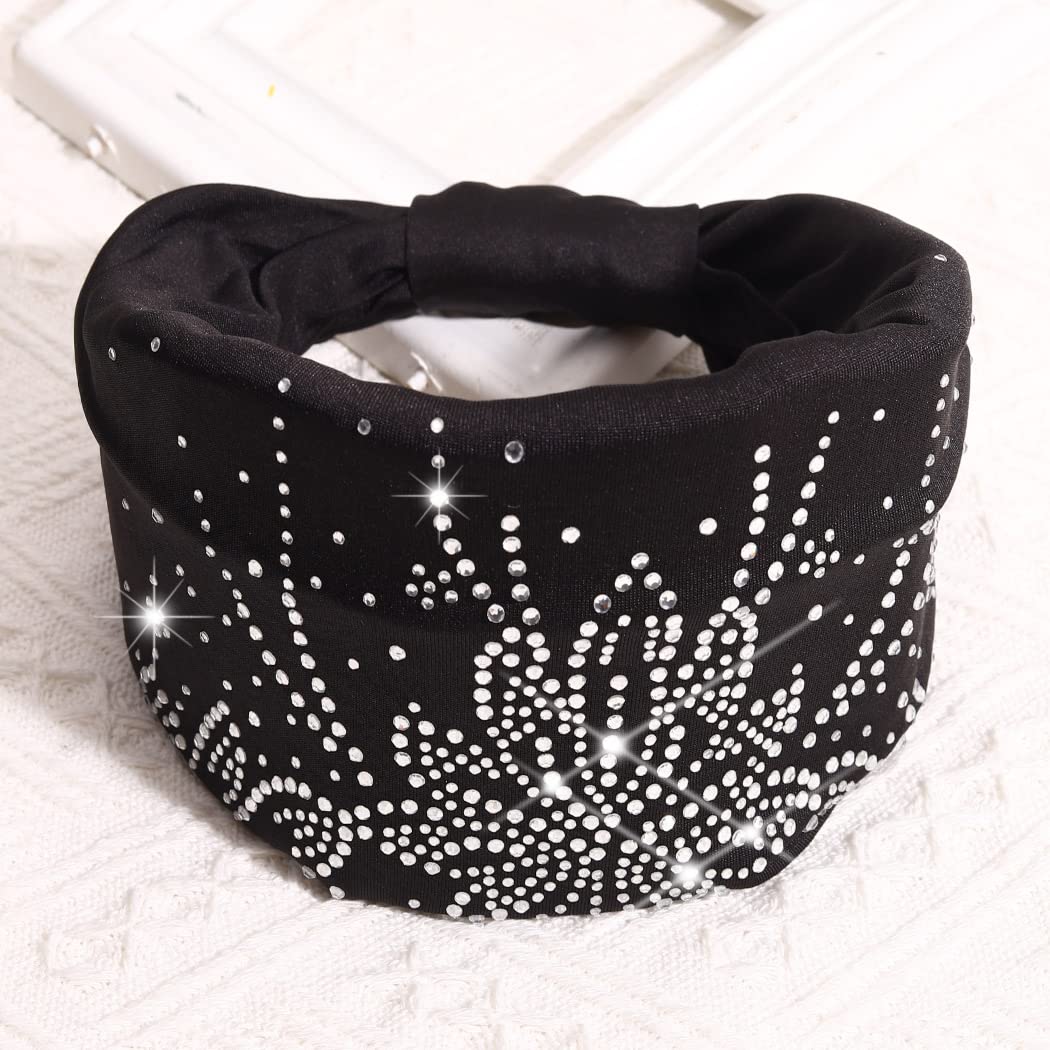 Women's Wide Headbands | Glitter Head Wrap | Full Throttle Digs