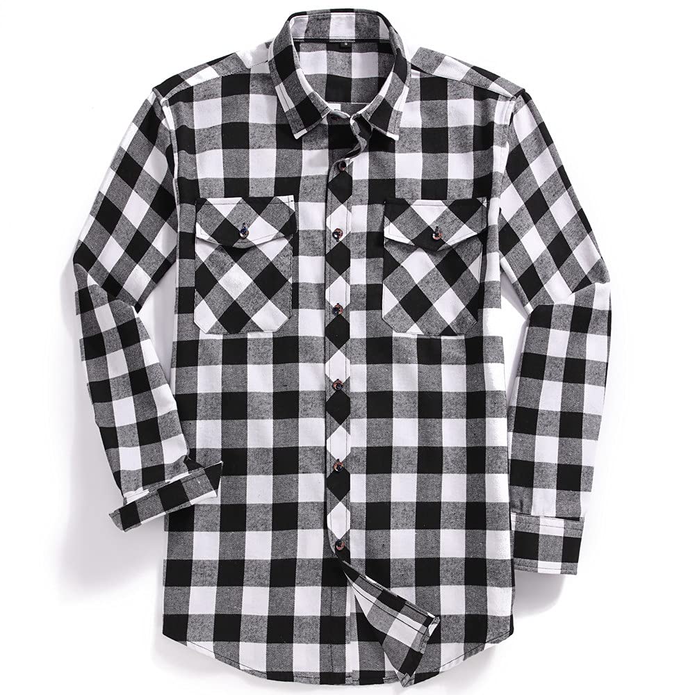 Flannel Plaid Shirt | Long-Sleeved Shirt | Full Throttle Digs