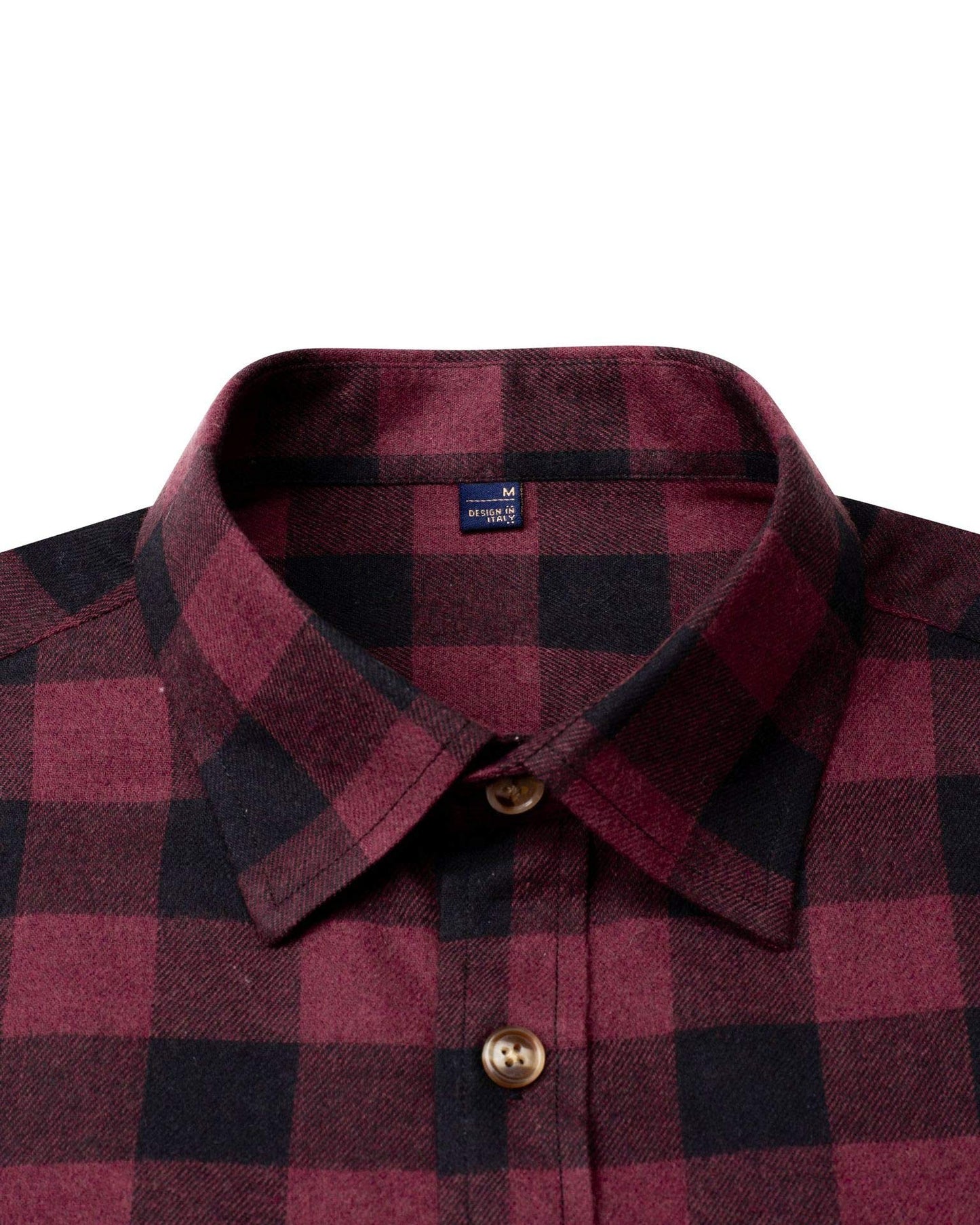 Alimens & Gentle Men's Plaid Button Down Shirt Long Sleeve Casual Flannel Shirts