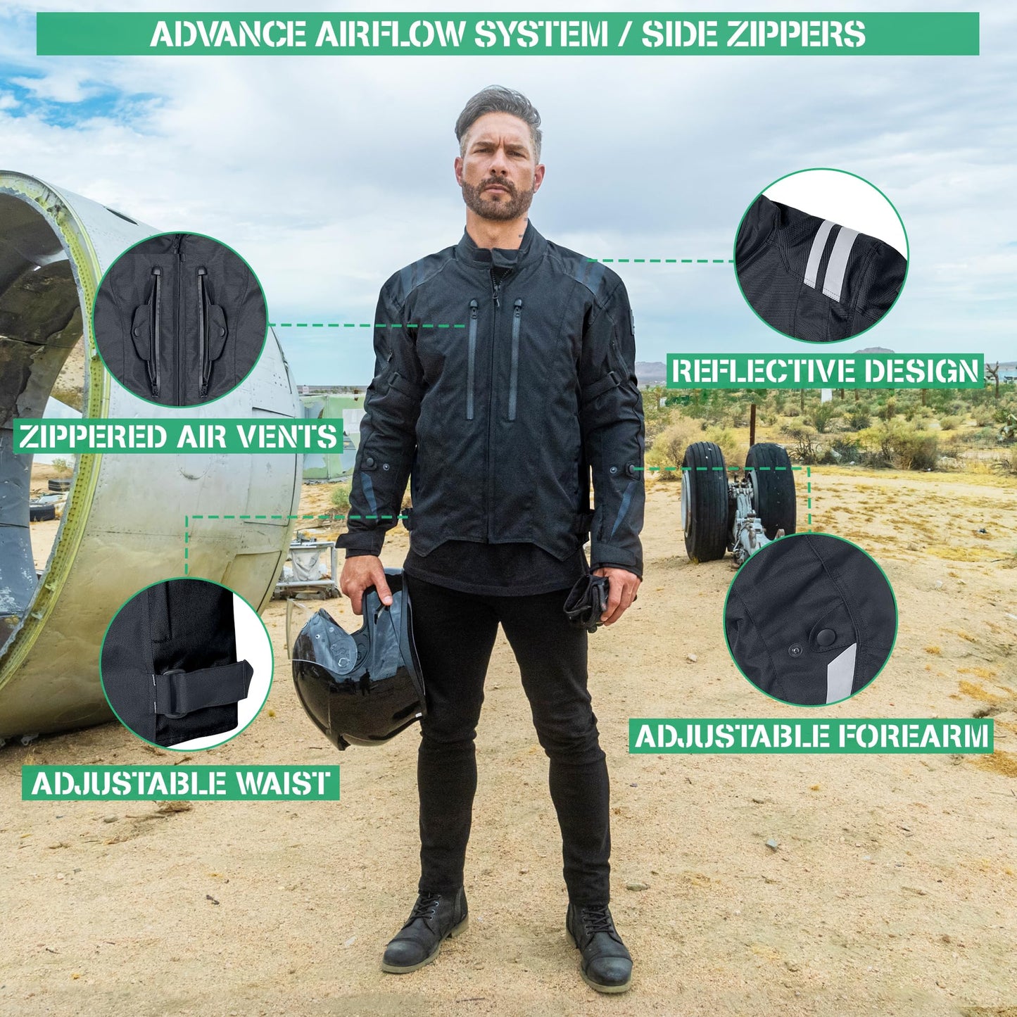 Men's Motorcycle Jacket | Soft Biker Jacket | Full Throttle Digs